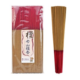 I H INCENSE HOUSE+ Taiwan Sandalwood, 11.8 inches (30 cm), 10.6 oz (300 g), Taiwan Traditional Incense, Religious Incense, Approximately 380 - 400 Sticks, Slim Type, Low Smoke, For Buddhist Altar, For