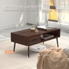 HAIOOU Coffee Table, Mid Century Modern Center Table for Living