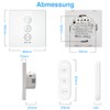 LoraTap WiFi Smart Blind Switch with RF Remote Control /