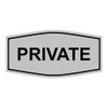 Fancy Private Sign (gris claro) - M