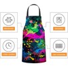 BGBDEIA Colorful Paint Splatter Apron for Women & Men, Adjustable