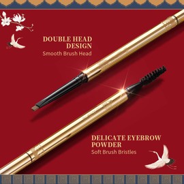 ZEESEA [Palace Identity] Eyebrow Pencil，Makeup Infallible Long-Lasting Eyebrow pencil , Ultra-Fine Felt Tip, Quick Drying Formula, Derived from Oriental Aesthetics
