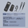 Wireless Remote Shutter Release for Nikon, Wireless Trigger with Timer,