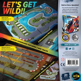 Iello, Downforce: Wild Ride Expansion, Board Game, Ages 8+, 2 to 6 Players, 30 Minutes Playing Time