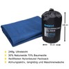 BROWINT Lnlay Sleeping Bag with Double Zip and Pillow Compartment,