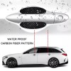 Door Protection 4 Set Black Carbon Fiber Truck Car Door