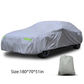 Cubierta Completa para Coche Impermeable Protección contra Todo Clima Anti-UV Lluvia Nieve Anti Arañazos