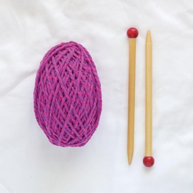 friendly loom Quick to Knit Scarf Knitting Kit from Harrisville Designs, Beginner Knitters Kids and Adults-All Wool Yarn Made in The USA Pink