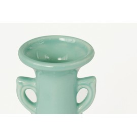 Yamako Buddhist Altar Vase, Celadon (Plain), Made in Japan, Modern Buddhist Altar, Modern Buddhist Altar, Artificial Flowers, Celadon