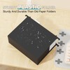 NORDUN Plastic Extra Capacity Hanging File Folder Letter Size,6 Pack