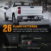 XRIDONSEN 2 in 1 White Traffic Advisor Light Bar 144