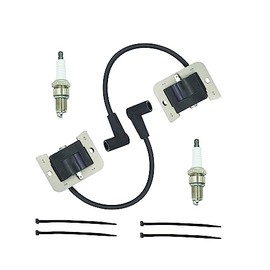 2 PACK 24 584 01-S kh-24 584 201-S Ignition Coils Module for Kohler CH20 CV18 CH18 CV20 CV23 CH22 Command Pro Twin Cylinder Engine with Spark Plug Replace kh-24-584-201-S 24 584 45-S