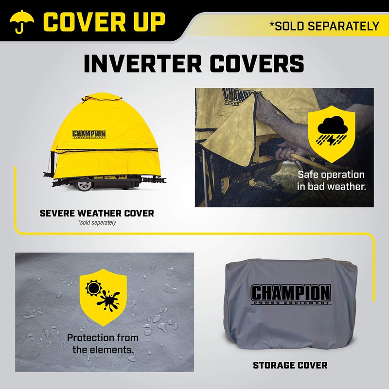 Champion Power Equipment Weather-Resistant Storage Cover for 3000 to 5500-Watt