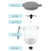 Replacement Stirring Cup & Blade with Steaming Basket for EVLA'S