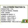 Cobi 2263 Historical Collection-1934 Citroen Traction 7A Building Sets, Various
