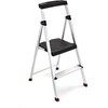 Rubbermaid 2-Step Ladder, Aluminum Lightweight Folding Step Stool with Project