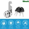 Litensh Letterbox Lock with 4 Keys, Post Box Lock Drawer