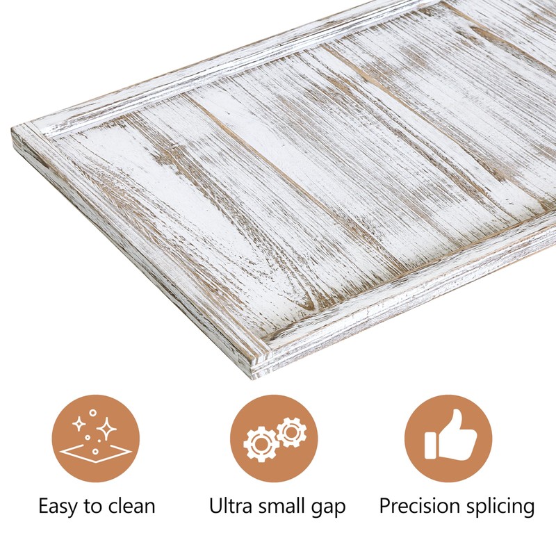 Gurfuy Extra Large Long Rectangle Ottoman Table Tray 40"x20" -