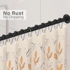 Diamond Shaped Corner Shower Curtain Rod, [Both Sides: 22"-34.8", Middle: