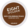 Eight O'Clock Coffee Colombian Peaks, Single-Serve Keurig K-Cup Pods, Medium