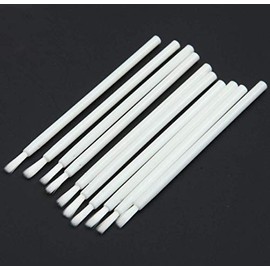 Huachnet Disposable Lipstick Gloss Wands Makeup Kits-Pack of 100(White)