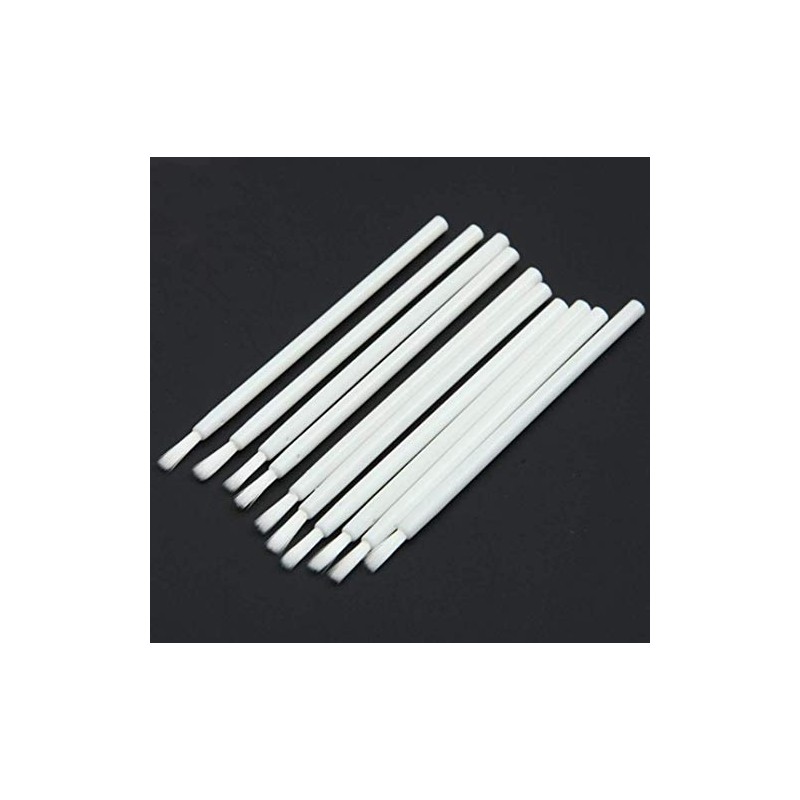 Huachnet Disposable Lipstick Gloss Wands Makeup Kits-Pack of 100(White)