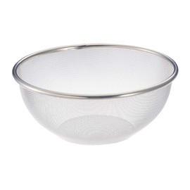 Nichinichi Tools Stainless Steel Strainer 8.9 inches (22.5 cm), Dishwasher Safe, Made in Japan, Silver