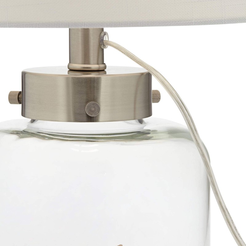 360 Lighting Coastal Accent Table Lamp Fillable 20.5" High Clear