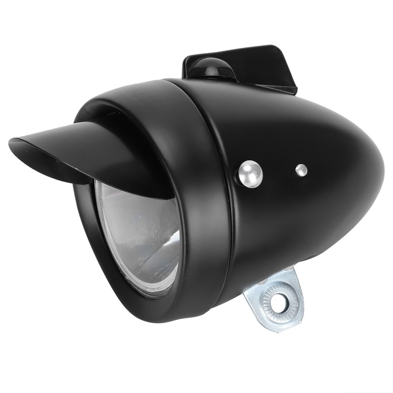 Vintage Bicycle Headlight Retro Bike LED Light Night Riding Safety