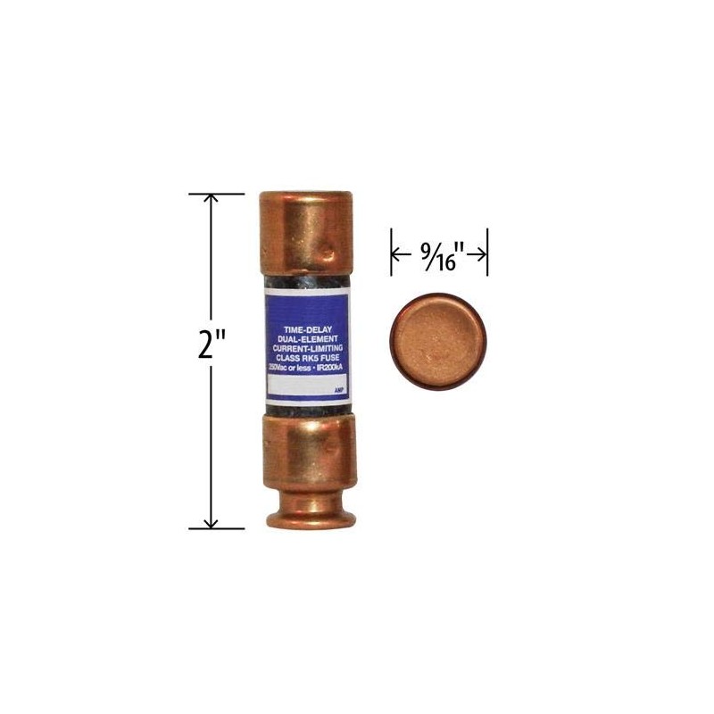 (2 Pack) ECNR25 - Edison Time Delay Fuse - 25