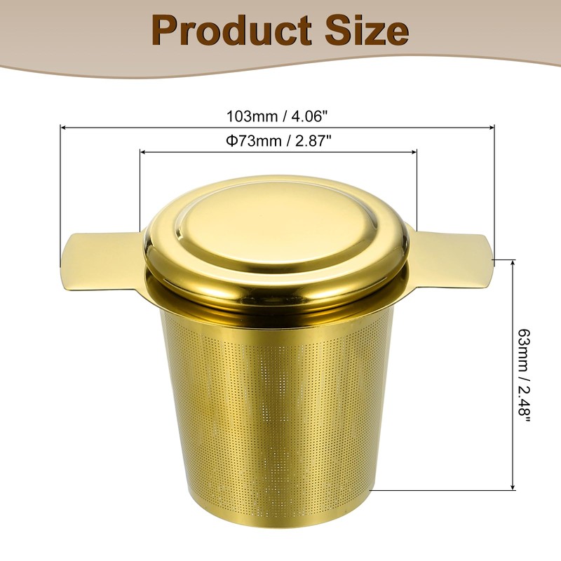 sourcing map 1 Pcs Tea Infuser Filter, Fine Mesh Loose