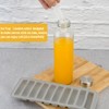 Zukro 24 Pack Glass Water Bottles with Lids 18 oz,