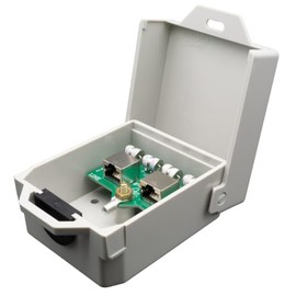 EverStar XG-Lit | Outdoor 10G Ethernet PoE++ (100W) Surge Protector | CAT6A RJ45 Jacks | 8 line Gas Discharge Tube (GDT) Full Protection