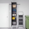 Prepac HangUps Narrow Wall Mounted Garage Storage Cabinet, Tall Storage