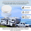 Aussio 2-Pack Mushroom Style RV Plumbing Vent Cap, Universal RV