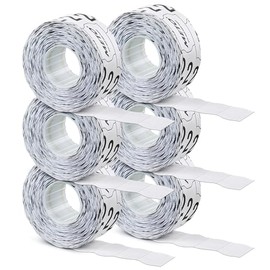 Price Gun Labels for SATO Kendo 26 x 12 mm 1 Line 6,000 Pieces White Permanent Price Labels