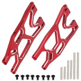 Alloy Lower Suspension Arms #7730#7731 Upgrade Parts for 1/5 XMaxx 1:5 X-Maxx 6S 77076-4 8S 77086-4 RC Car (Red