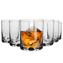 Krosno Whisky Glasses | Set of 6 | 11.8 oz | Mixology Collection | Drinking Glasses Cocktail Glasses | Home, Restaurants and Kitchen Set | Dishwasher Safe Glass Cup