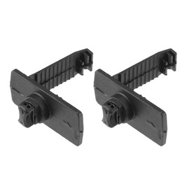 VekAuto 2 Pcs Car Holder Retainer Compatible for Honda for Acura, Durable Anti-Slip Plastic Black L Type Floor Mat Fixing Clips