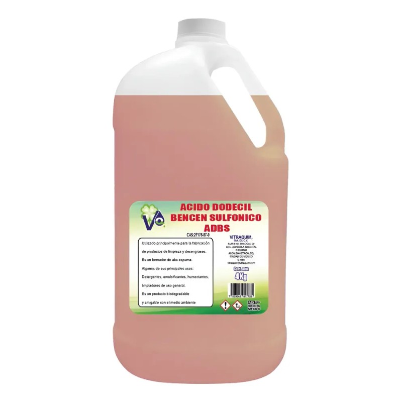 Adbs Acido Dodecil Bencen Sulfonico 4kg