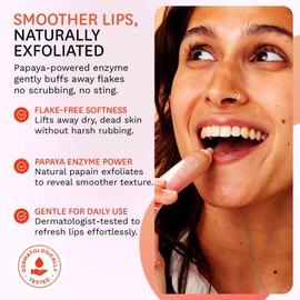 Fig.1 ReviveLip Enzyme Mask | Hydrating Lip Balm for Dry Flaky Lips – Vegan Moisturizing Lip Treatment with Papain & Hyaluronic Acid | Overnight Lip Mask | Lip Moisturizer for Sensitive Skin 0.5 oz