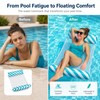 Floating Water Hammock for Pool Relaxation – Foldable Inflatable Lounger