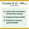 Nature's Bounty Nature’s Vitamin 500mcg Gummies Fruit Flavored Gummy Vitamin