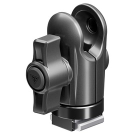 Tackform TRAXX 20mm Ball Socket with Fast Track Base - Short Reach Adapter | Compatible with Fast Track Systems Only | CNC Billet Aluminum | NOT Compatible with 1" / B Sized Systems | Black Knob