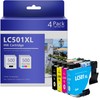 LC501XL Ink Cartridge Replacement for Brother LC501 LC501XL to use