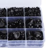 2575Pcs Plastic Eyes and Noses Pack Safety DIY Craft Kit