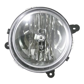 Driver Side Headlight Assembly Compatible with 2007-2010 Jeep Compass 2007-2017 Patriot Without Automatic Leveling Headlights CH2502176