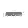 STOBAZA Aluminum Toolbox Portable Tool Storage Case 14X5.8X3.9 in Compact