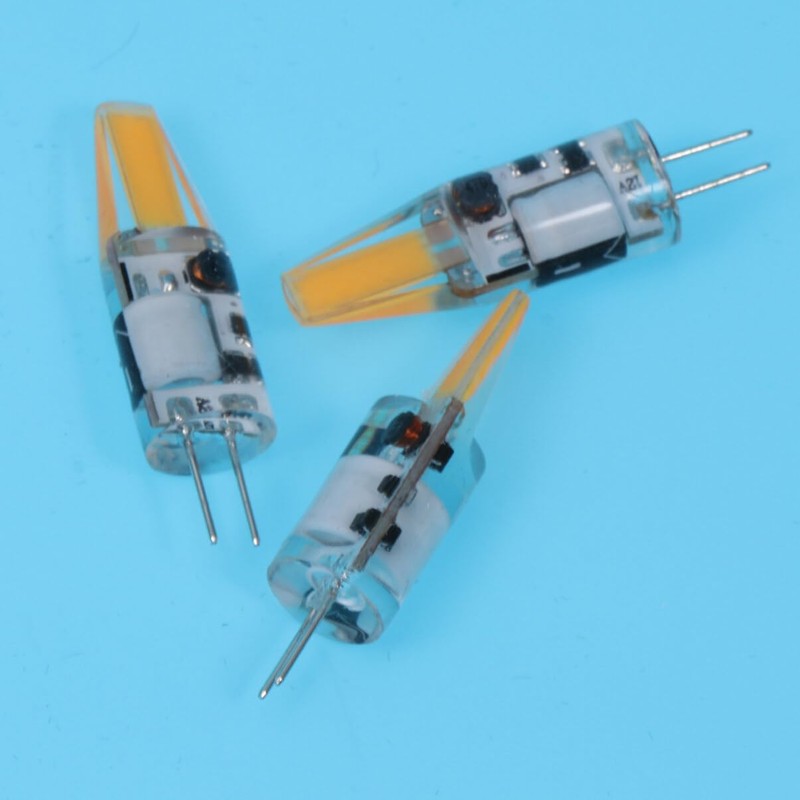 Mobestech 3 Pcs G4 LED Bulbs COB LED Chip 1505/1508