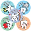 Simple Dental Stickers - Prizes and Giveaways - 100 per